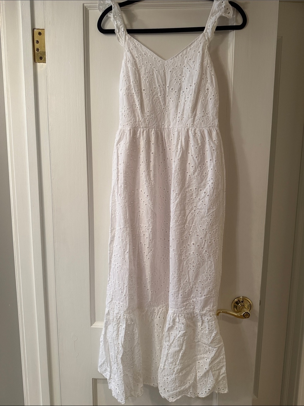 Sincerely Jules White Eyelet Maxi Dress